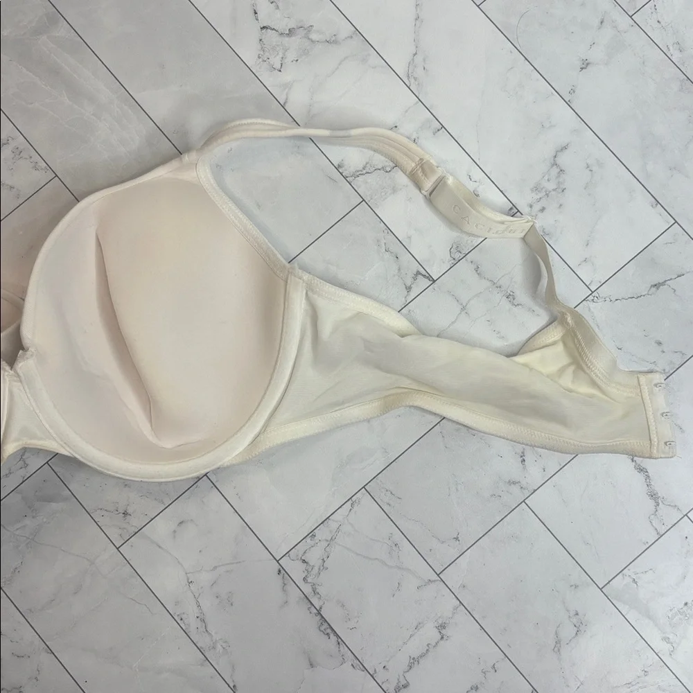 NWOT Cacique Lane Bryant Womans T-Shirt Bra White Lightly Lined UNDERWIRE 42C